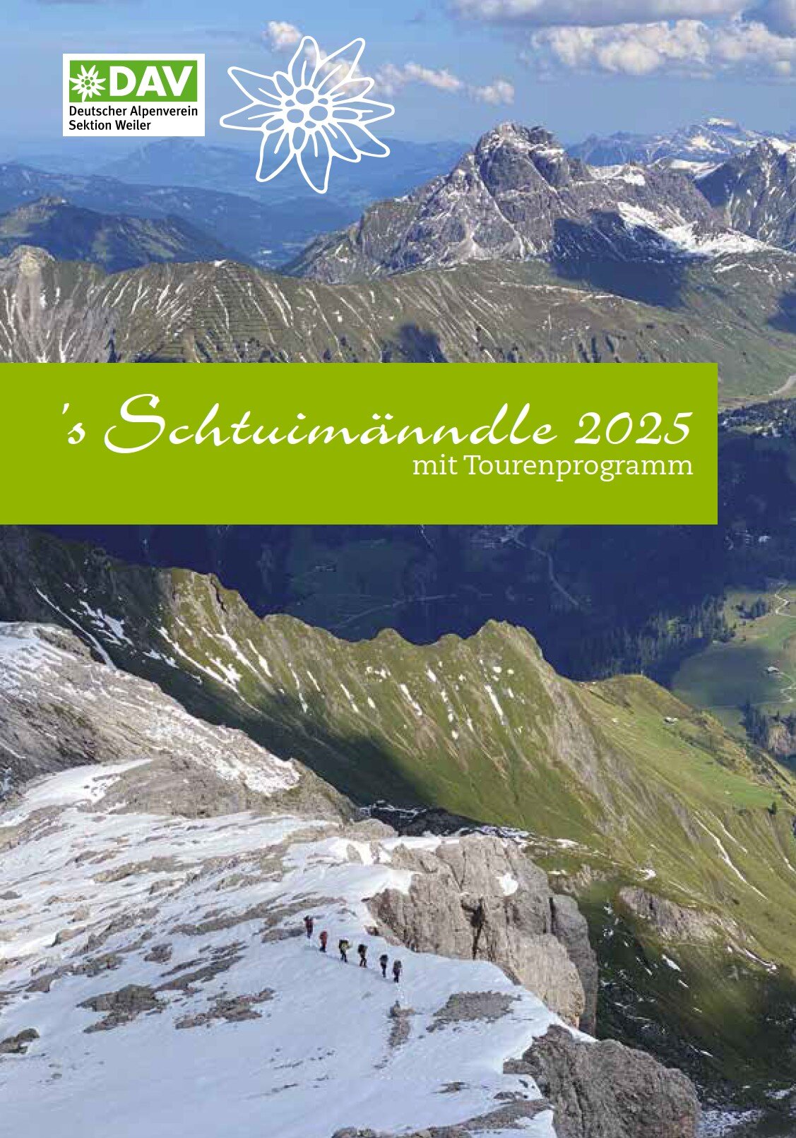 Schtuimänndle 2025 Titelseite | © DAV Weiler